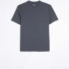 Dark grey slim fit t-shirt