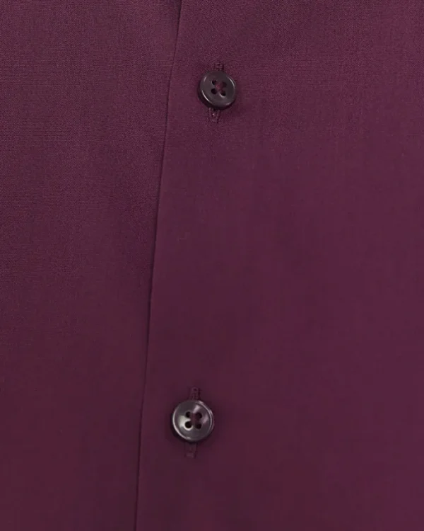 Dark purple slim fit smart shirt