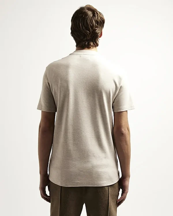 Ecru RI studio slim fit t-shirt