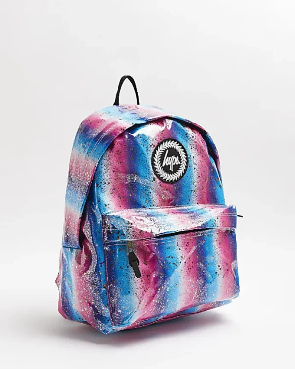 Girls blue hype backpack