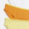 Girls orange brief 6 pack