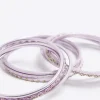 Girls pink bangle bracelet 3 pack