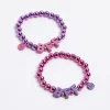 Girls pink BFF beaded bracelets