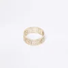 Gold Aztec Cut out Ring