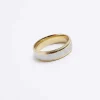 Gold colour stainless steel bubble ring