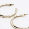 Gold hoop earrings