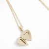 Gold June Birthstone Heart Necklace