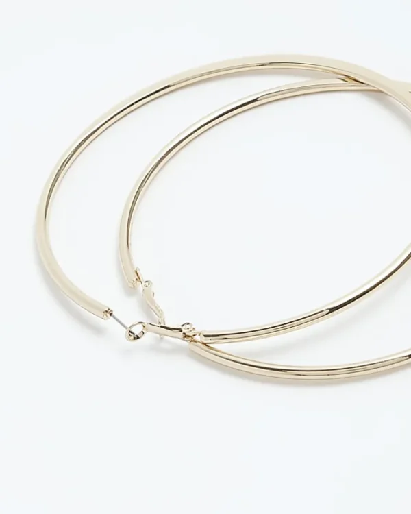 Gold Large Hoop Earrings