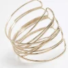 Gold Wire Cuff Bracelet