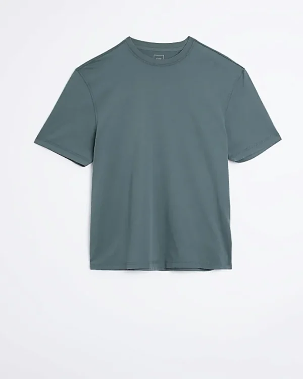 Green regular fit t-shirt