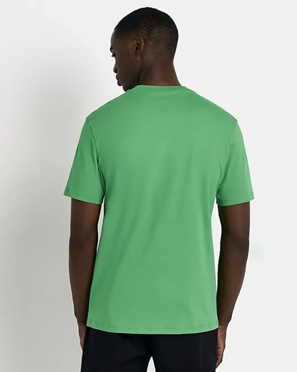 Green slim fit t-shirt