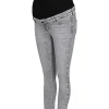 Grey Molly maternity skinny jeans