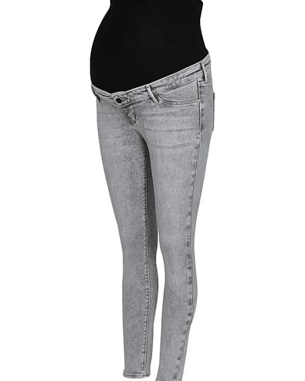 Grey Molly maternity skinny jeans