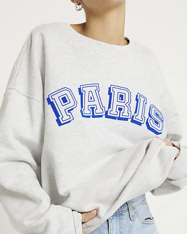 Grey Paris graphic sweatshirt