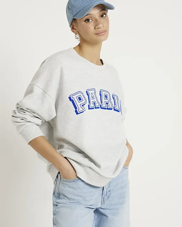 Grey Paris graphic sweatshirt