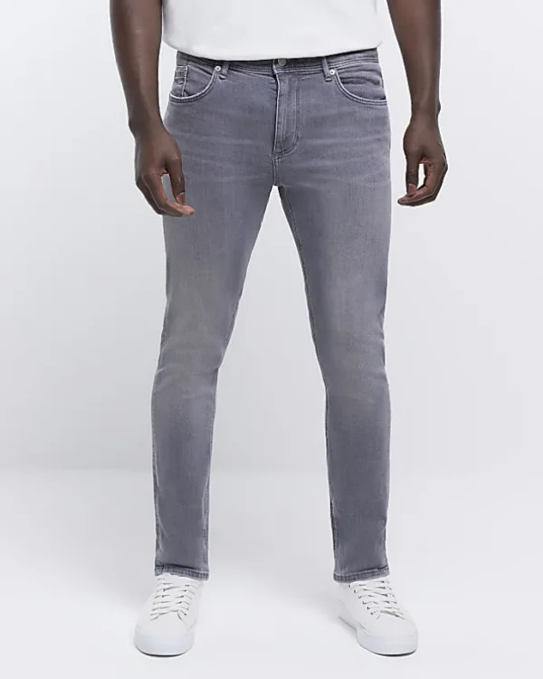 Grey skinny fit jeans