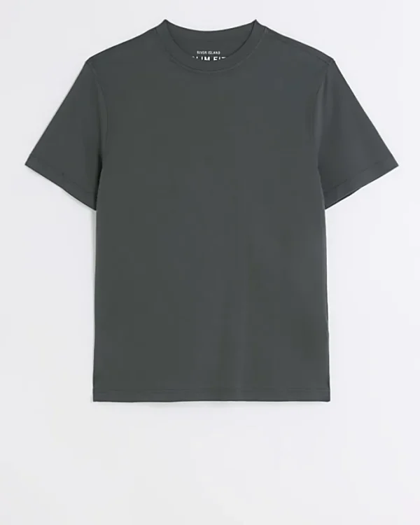 Grey slim fit t-shirt