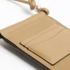 Khaki canvas phone cross body bag