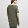 Khaki nursing maternity t-shirt multipack