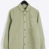 Khaki regular fit chest pocket shirt