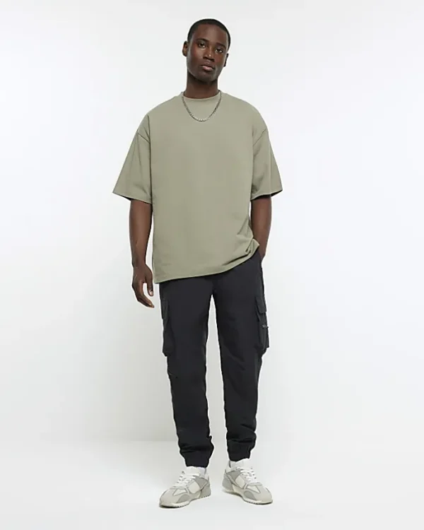 Khaki RI Studio oversized fit t-shirt