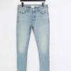 Light Blue Spray On Skinny Jeans