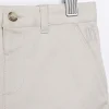 Mini Boys Beige Stretch Chino Shorts