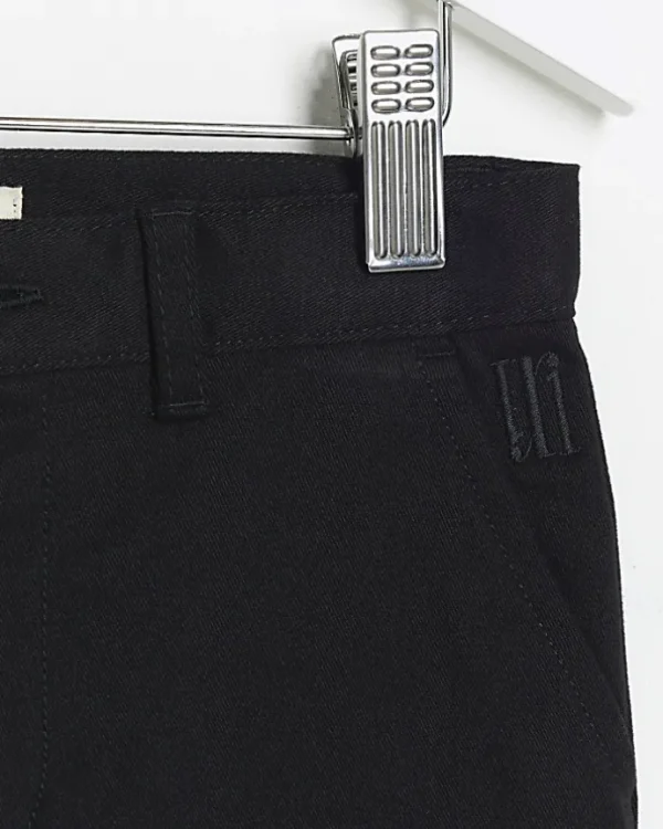 Mini boys black smart chino trousers