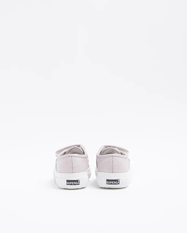 Mini Girls Pink Strap Superga Trainers