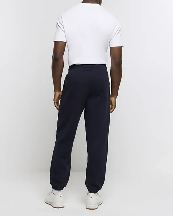 Navy Regular Fit Graphic tracksuit Joggers