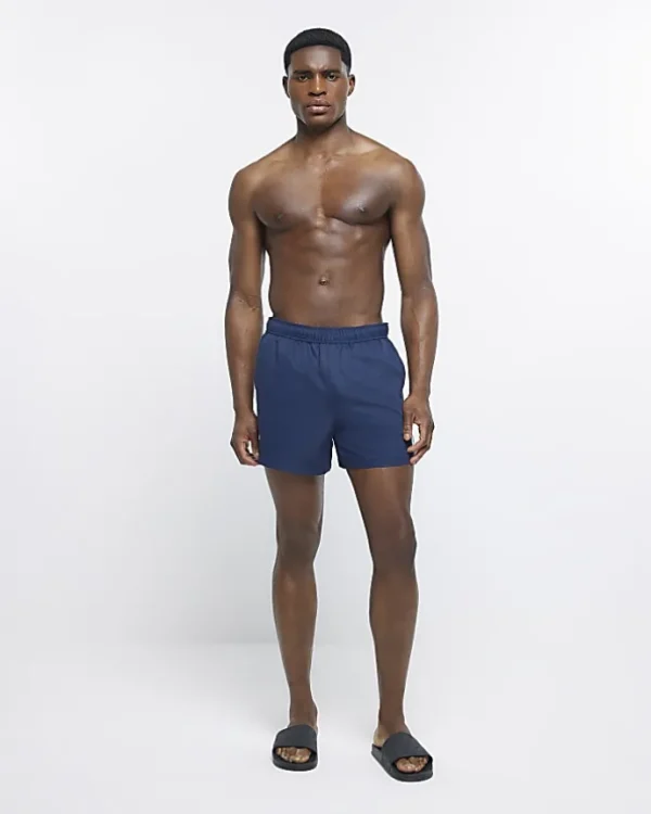 Navy regular fit multipack of 2 swim shorts