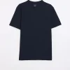 Navy slim fit t-shirt