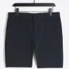 Navy Slim Fit Waffle Shorts