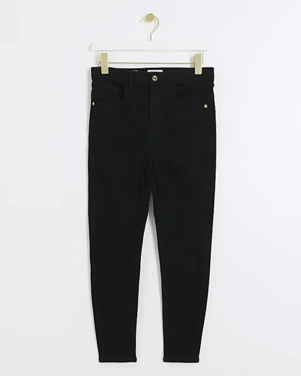 Petite black bum sculpt skinny jeans