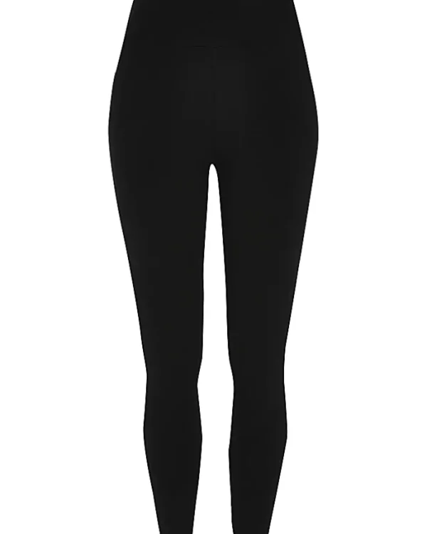 Petite black high waisted leggings