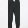 Petite Black High Waisted Skinny Jeans