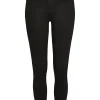 Petite black Molly mid rise skinny jeans