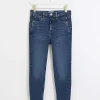 Petite blue bum sculpt skinny jeans