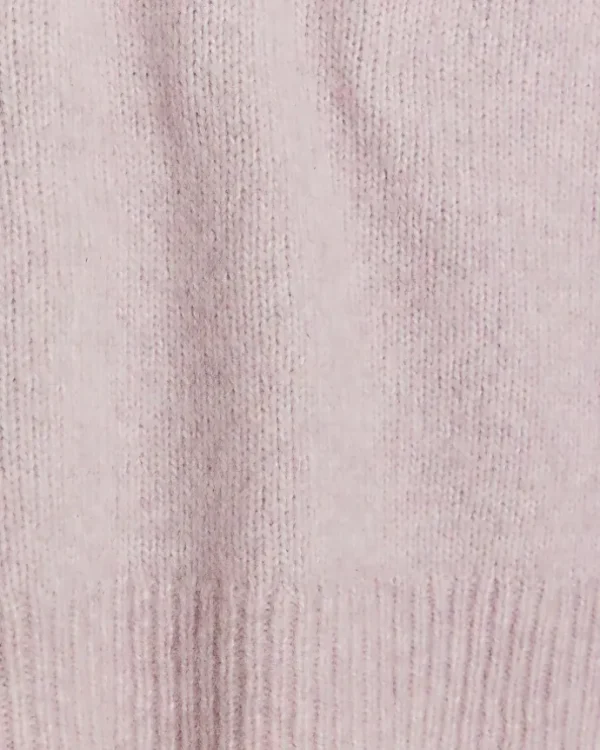 Petite pink crop jumper