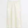 Petite stone satin maxi skirt