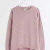 Pink oversized sweatshirt