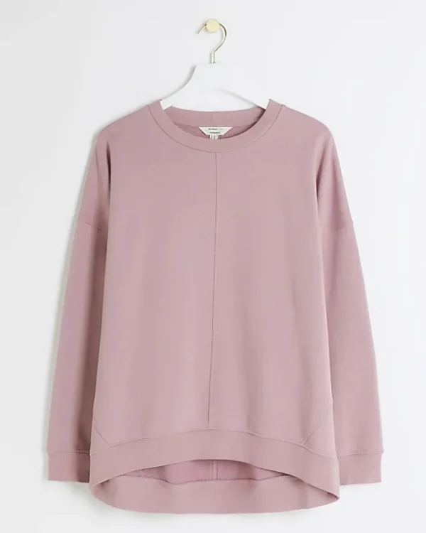 Pink oversized sweatshirt