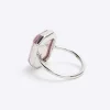 Pink Stone Cocktail Ring