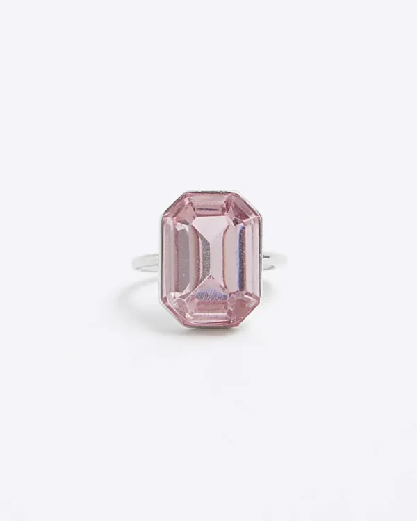 Pink Stone Cocktail Ring