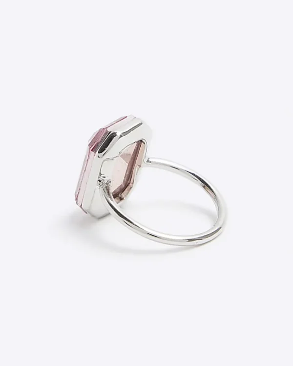 Pink Stone Cocktail Ring