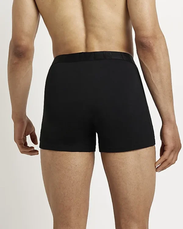 5PK Black cotton stretch RI trunks