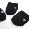 5PK Black Rib Trainer Socks