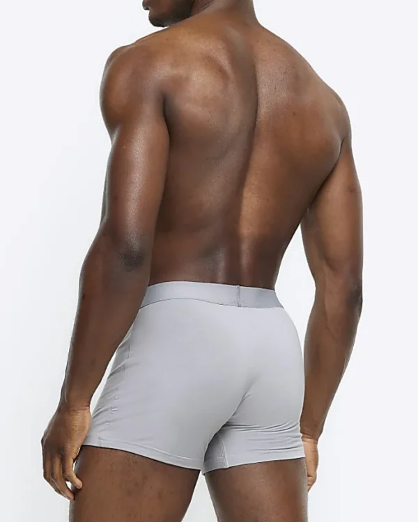 3PK Grey and Black Modal trunks