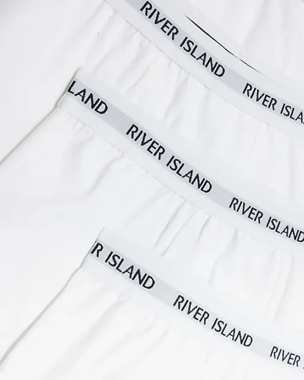 4PK White RI cotton stretch trunks