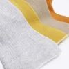 5PK yellow ribbed ankle socks